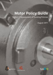 Motor Policy Guide: Part 1 - Electric Motor Systems Annex