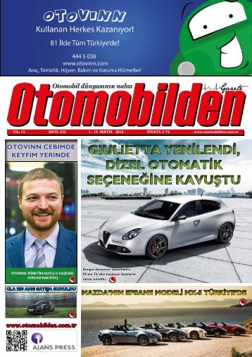 GIULIETTA YENİLENDİ DİZEL OTOMATİK SEÇENEĞİNE KAVUŞTU