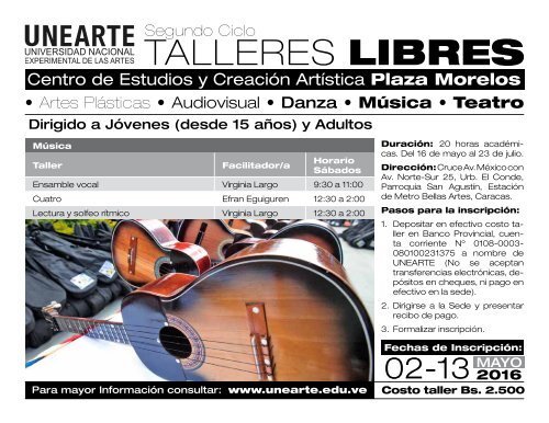 TALLERES LIBRES