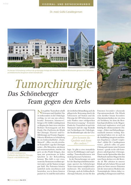 Ärztemagazin Berlin Ausgabe Mai 2016