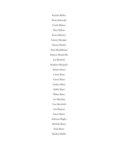 2011 Donor List - World Vets