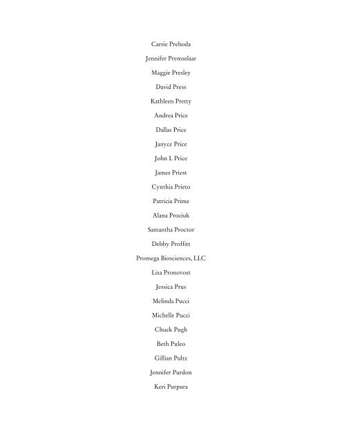 2011 Donor List - World Vets