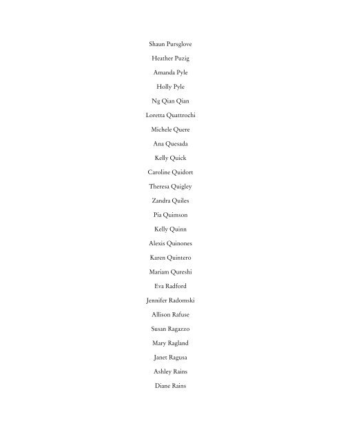 2011 Donor List - World Vets