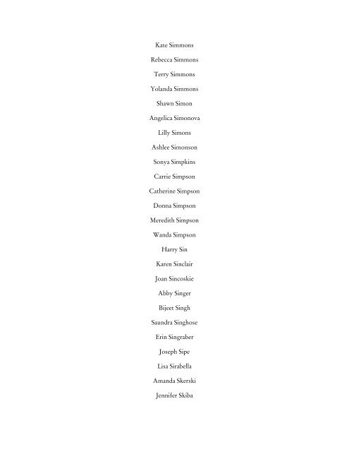 2011 Donor List - World Vets