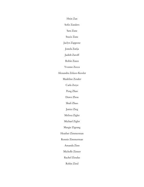 2011 Donor List - World Vets