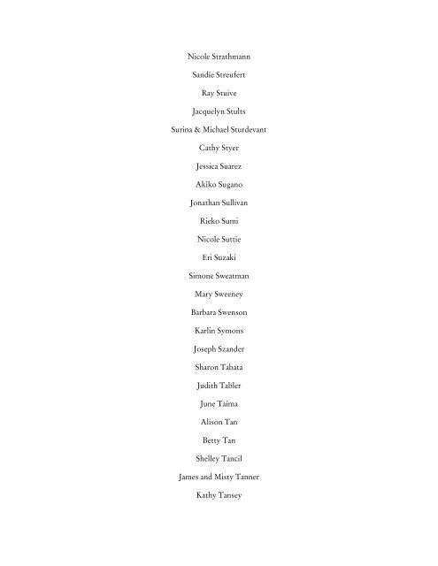 2011 Donor List - World Vets