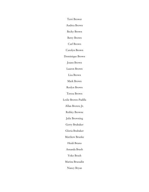 2011 Donor List - World Vets