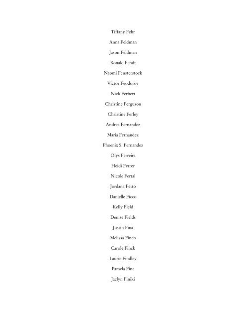 2011 Donor List - World Vets