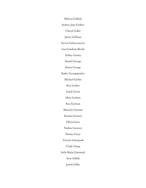 2011 Donor List - World Vets