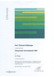006. Fachschule für Umweltschutz Frankenberg Vissmann Umweltpreis 1997