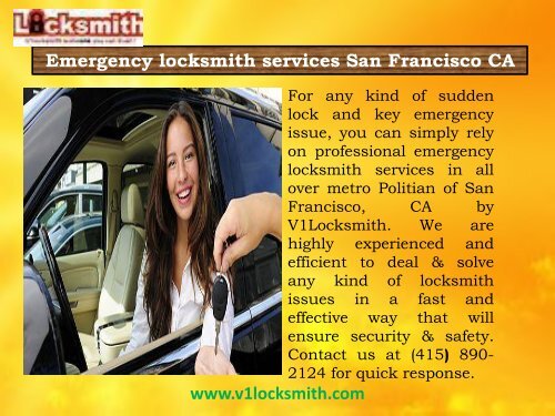 Door Lock Repair San Francisco CA|v1locksmith