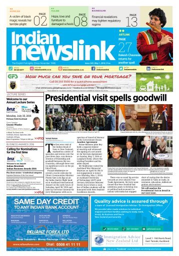 Indian Newslink May 1, 2016 Digital Edition