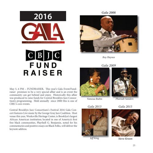 CBJC Festival Magazine 2016