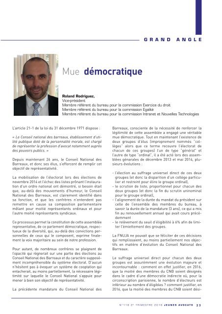 JEUNES AVOCATS MAGAZINE 118 - SPECIAL CONGRES