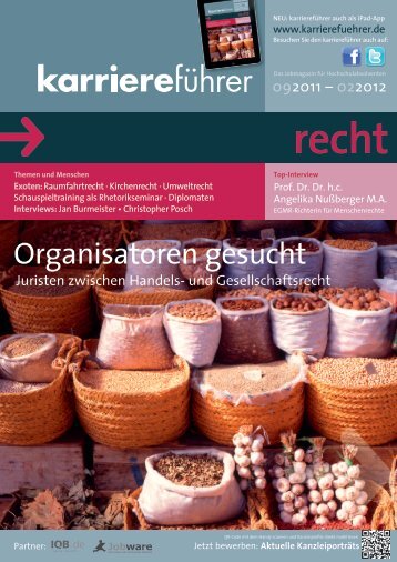 Organisatoren gesucht - Karrierefuehrer.de