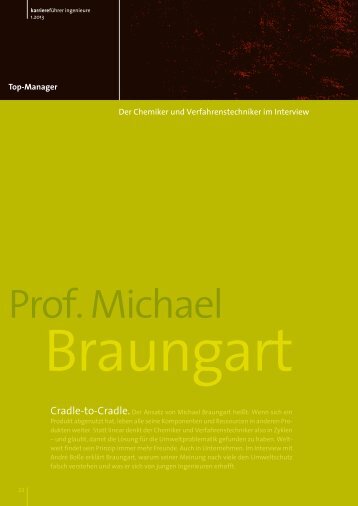 Interview mit Michael Braungart als PDF ansehen - Karrierefuehrer.de