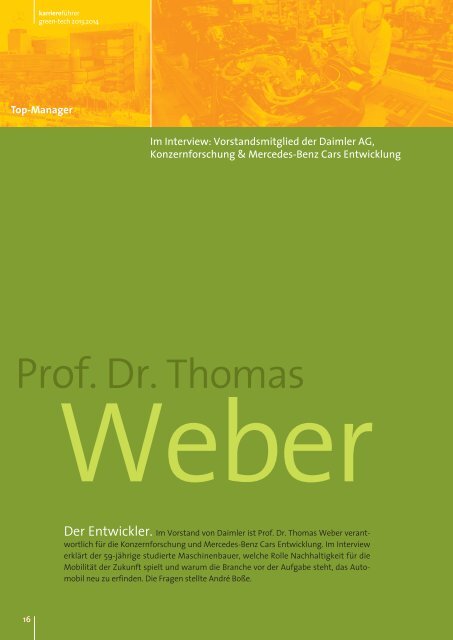 Interview mit Prof. Dr. Thomas Weber als PDF ansehen