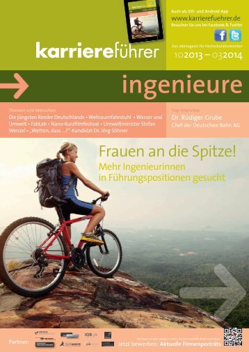 Download karrierefÃ¼hrer ingenieure 2.2013 - Karrierefuehrer.de