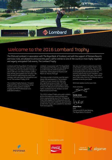 2016 Lombard Trophy