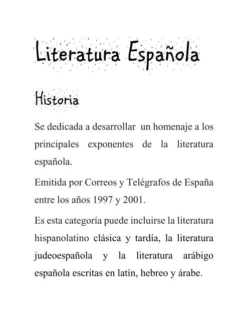 Literatura Española 