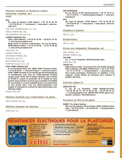 Guide France Plastiques 2016