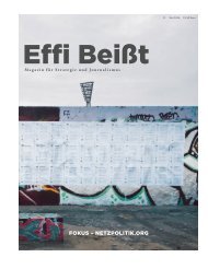 Effi Beißt - Magazin für Strategie und Journalismus