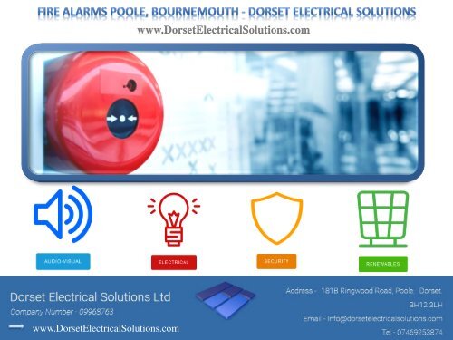 Fire Alarms Poole, Bournemouth - Dorset Electrical Solutions