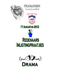 Redenaars & Drama - Lsthabazimbi.co.za