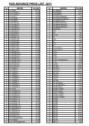 KAMB-PGS-Adance new price listing - 2011