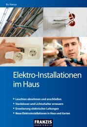 Leseprobe: Elektroinstallationen im Haus