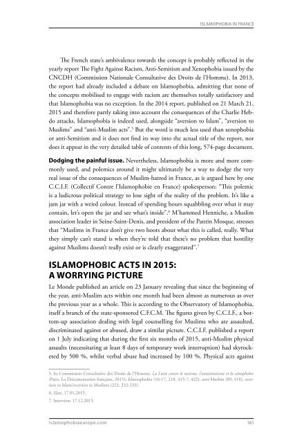 ISLAMOPHOBIA REPORT