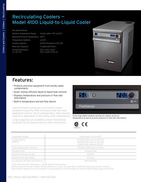 Temperature Control Solutions - Labo Plus