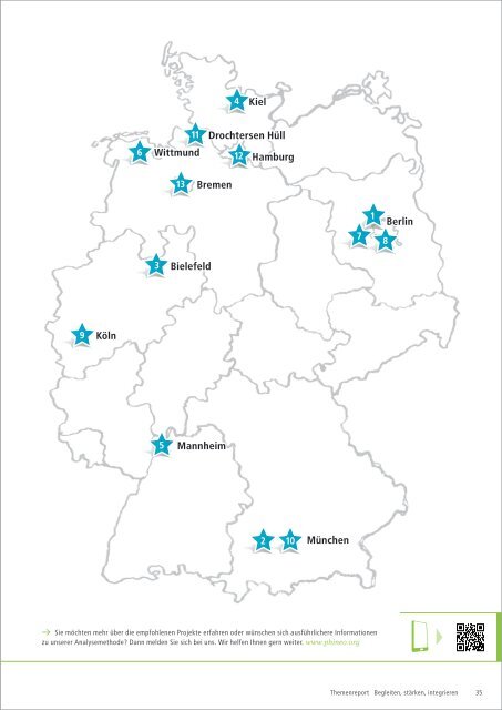 Begleiten, stärken, integrieren - Ausgezeichnete Projekte und Ansätze für Flüchtlinge in Deutschland