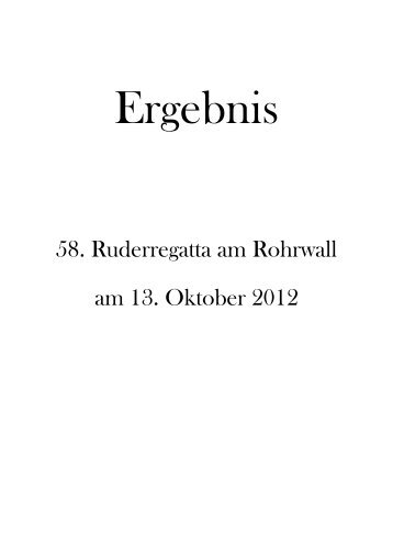Regattaprogramm - Rudergemeinschaft Rotation Berlin e.V.