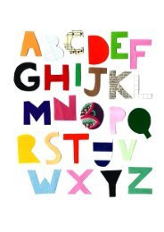 cut up alphabet