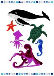 cut up sea creatures