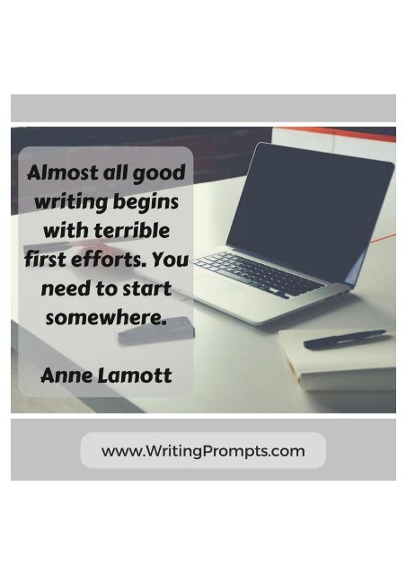 Writer Promte Writingprompts.com