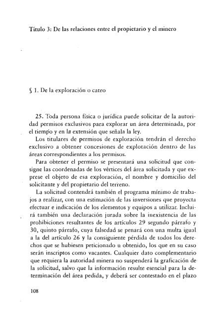 CODIGO DE  MINERIA COMENTADO - EDMUNDO CATALANO 