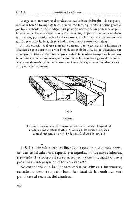 CODIGO DE  MINERIA COMENTADO - EDMUNDO CATALANO 