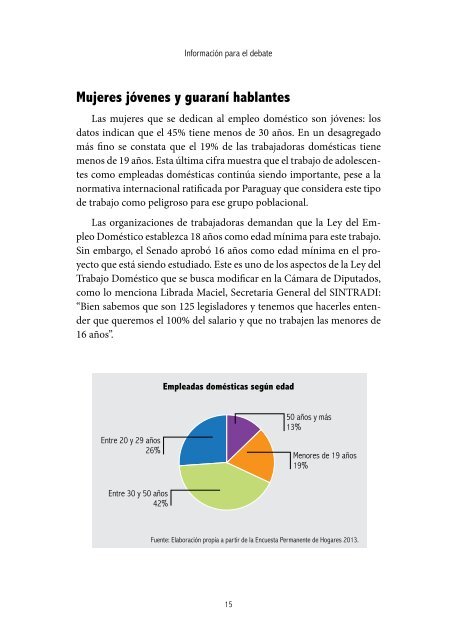 Trabajo doméstico remunerado en Paraguay