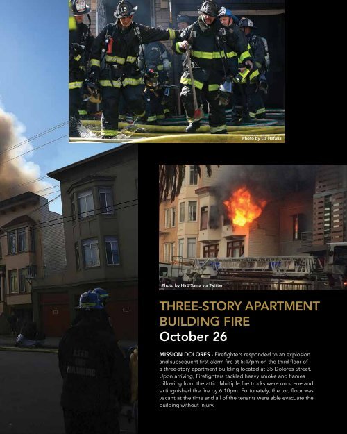 2015 SAN FRANCISCO FIRE DEPARTMENT YEAR IN REVIEW