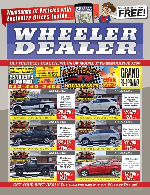 Wheeler Dealer Issue 19, 2016