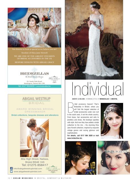 Dream Weddings Magazine - Bristol, Somerset & Wiltshire - iss.33