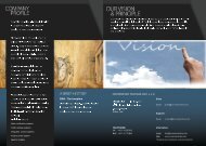 VISION- PAGE 2 & LAST COVER