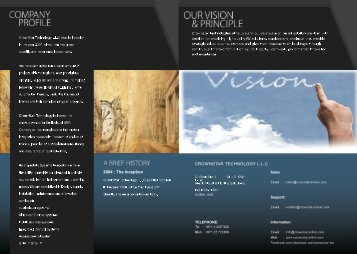 VISION- PAGE 2 & LAST COVER