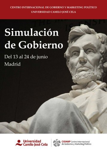 Simulación de Gobierno 2016 CIGMAP UCJC