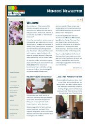 Yorkshire Arboretum Newsletter - Issue 1 - May 2013