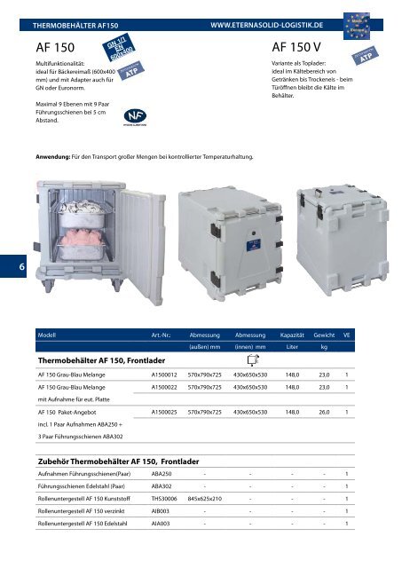 ETERNASOLID® - Logistic Division