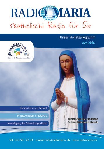 Radio Maria Schweiz - Mai 2016