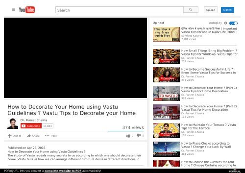How to Decorate Your Home using Vastu Guidelines ? Vastu Tips to Decorate your Home